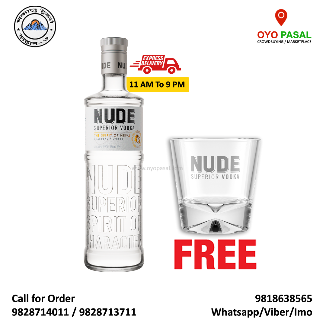 Nude Superior Vodka – Charcol Filtered