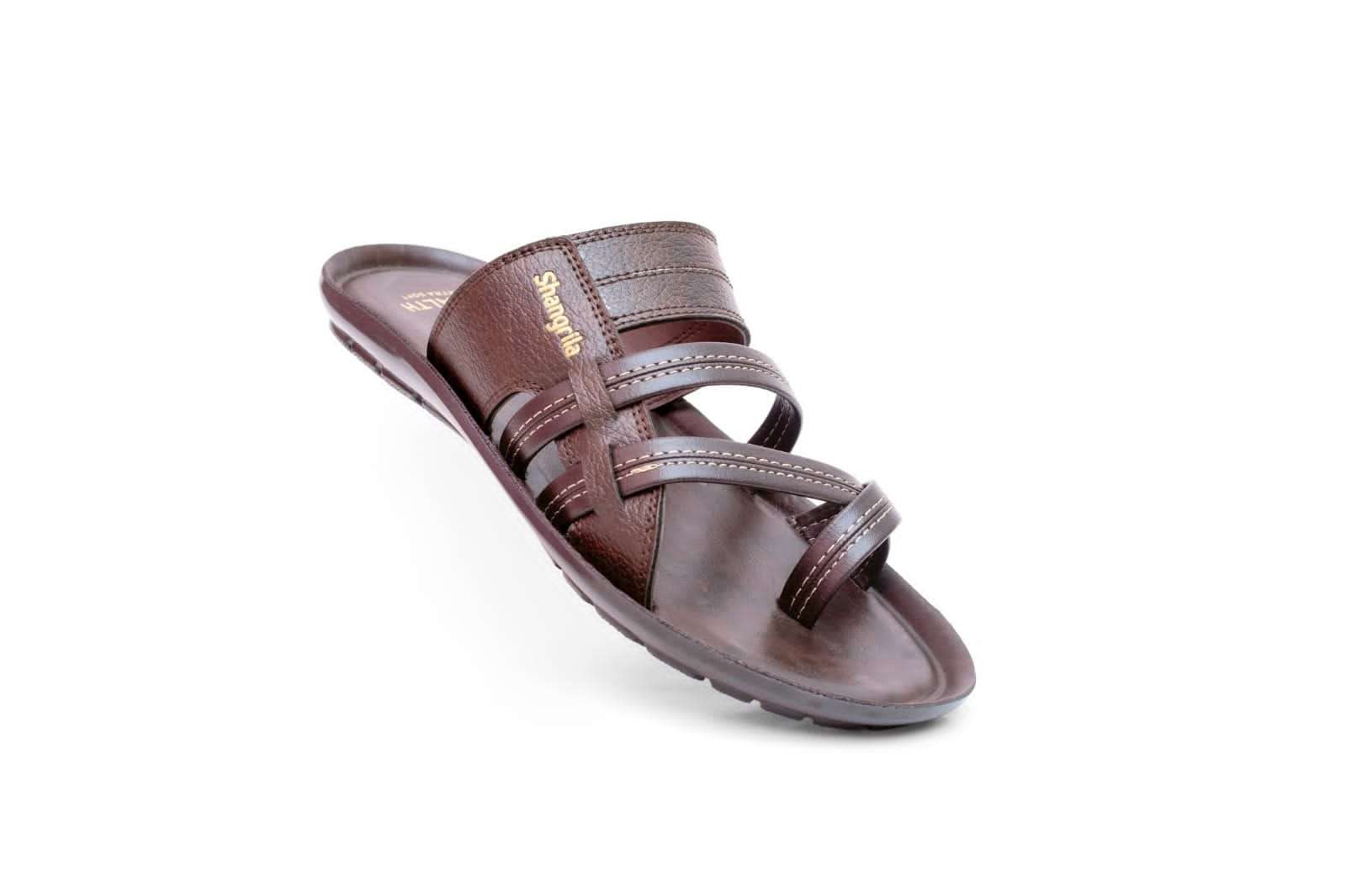 Shangrila Pure Leather Men’s Slippers