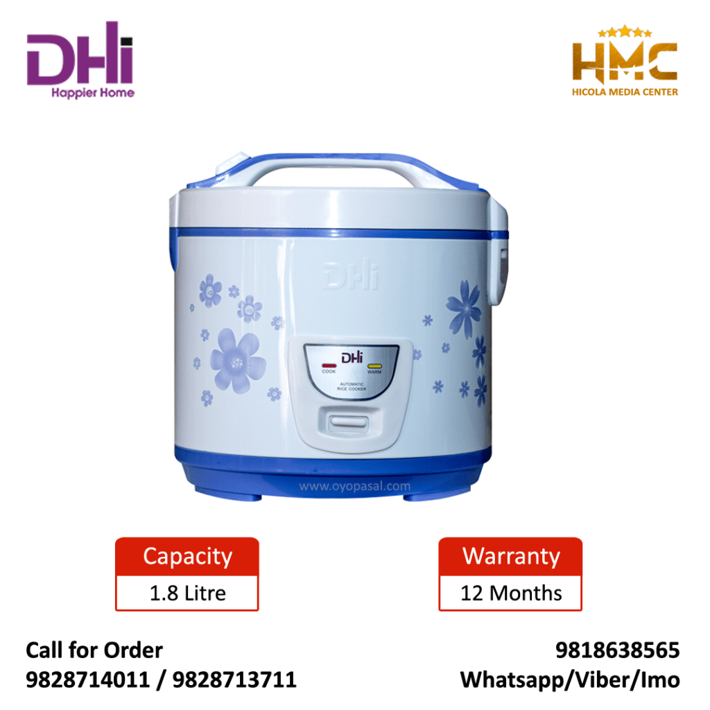 Deluxe Embossed Rice Cooker 1.8 LtrDHRC1802DE OYO PASAL