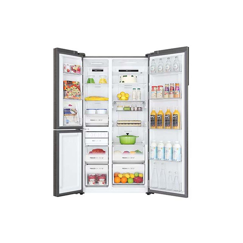 Haier 628 Ltrs Convertible Side by Side Refrigerator | HRT-683IS