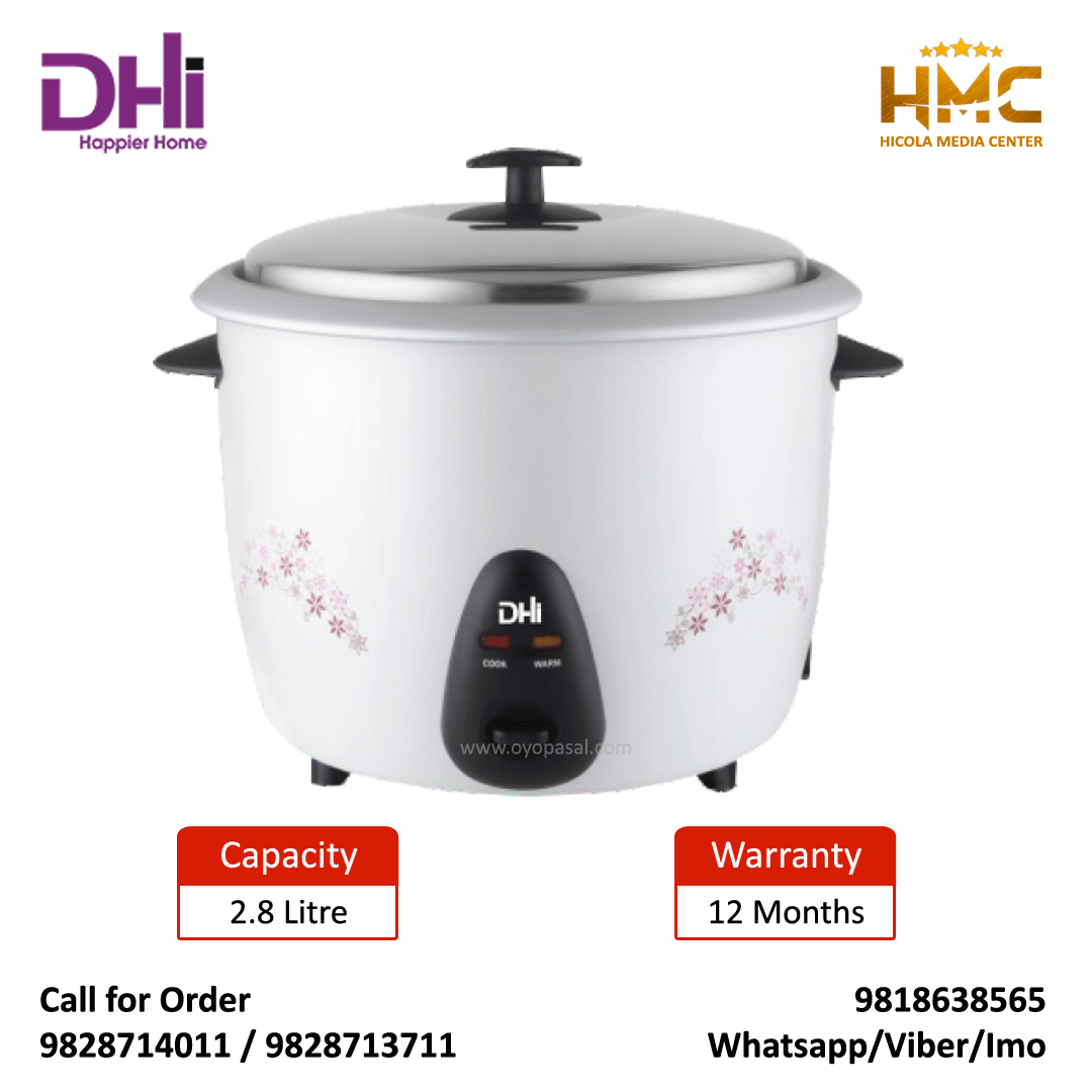 Dhi Drum Rice Cooker 2.8 Litre-DH-RC2801N