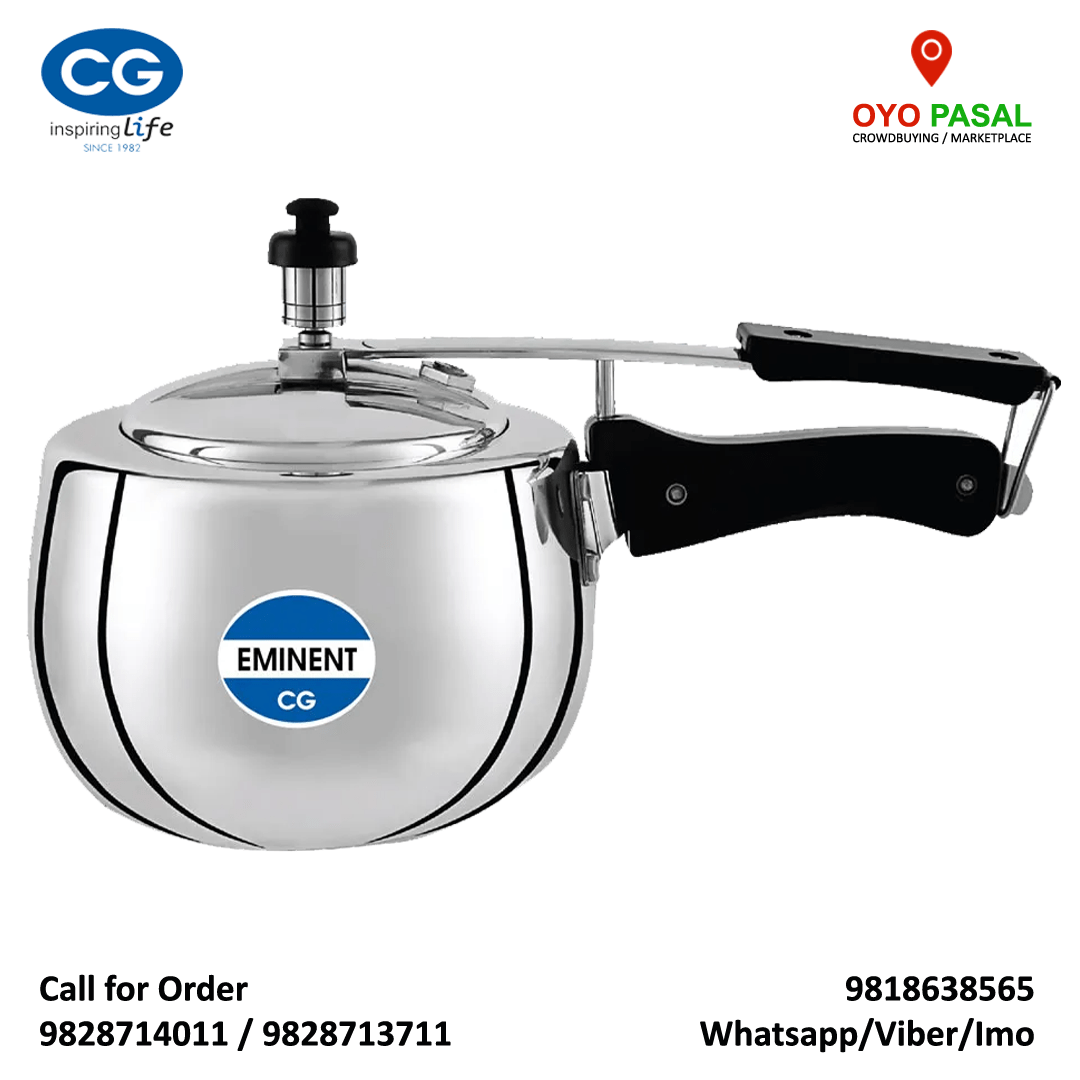 CG 5 Ltr Induction Base Pressure Cooker – Eminent P.C 3 Ltr Contura with IB