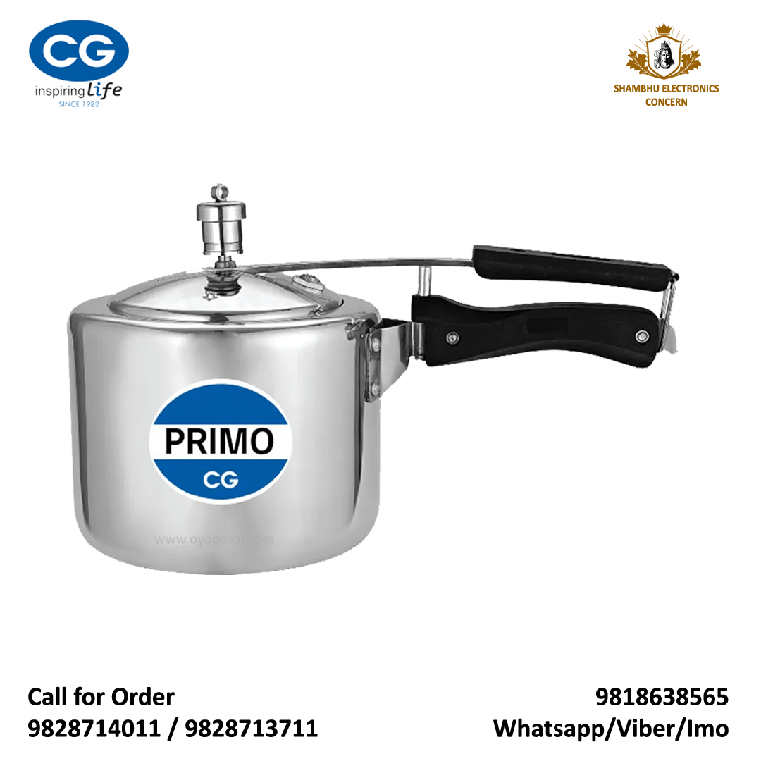 3 Ltrs Primo Aluminium Pressure Cooker With Induction Base-CGPC5002NIB