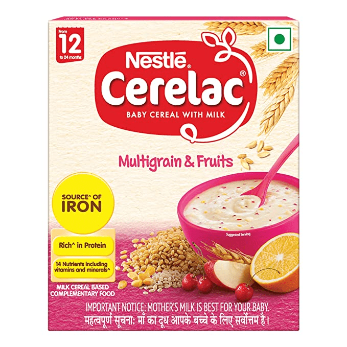 Nestle Cerelac Multifrains 2 Fruits ,Stage 3, From 12 Months – 300g