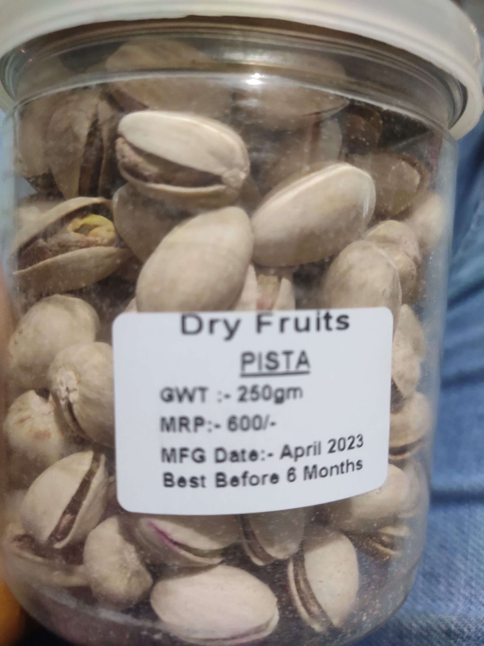 Pistachio In SHELL – 250 GM Can