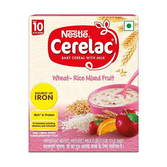 Nestle Cerelac Wheat Rice Mixed Fruits From 10 Months – 300g